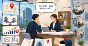 借址登記選桃園藝文特區：登記地址出租的地段、稅務與收信實務