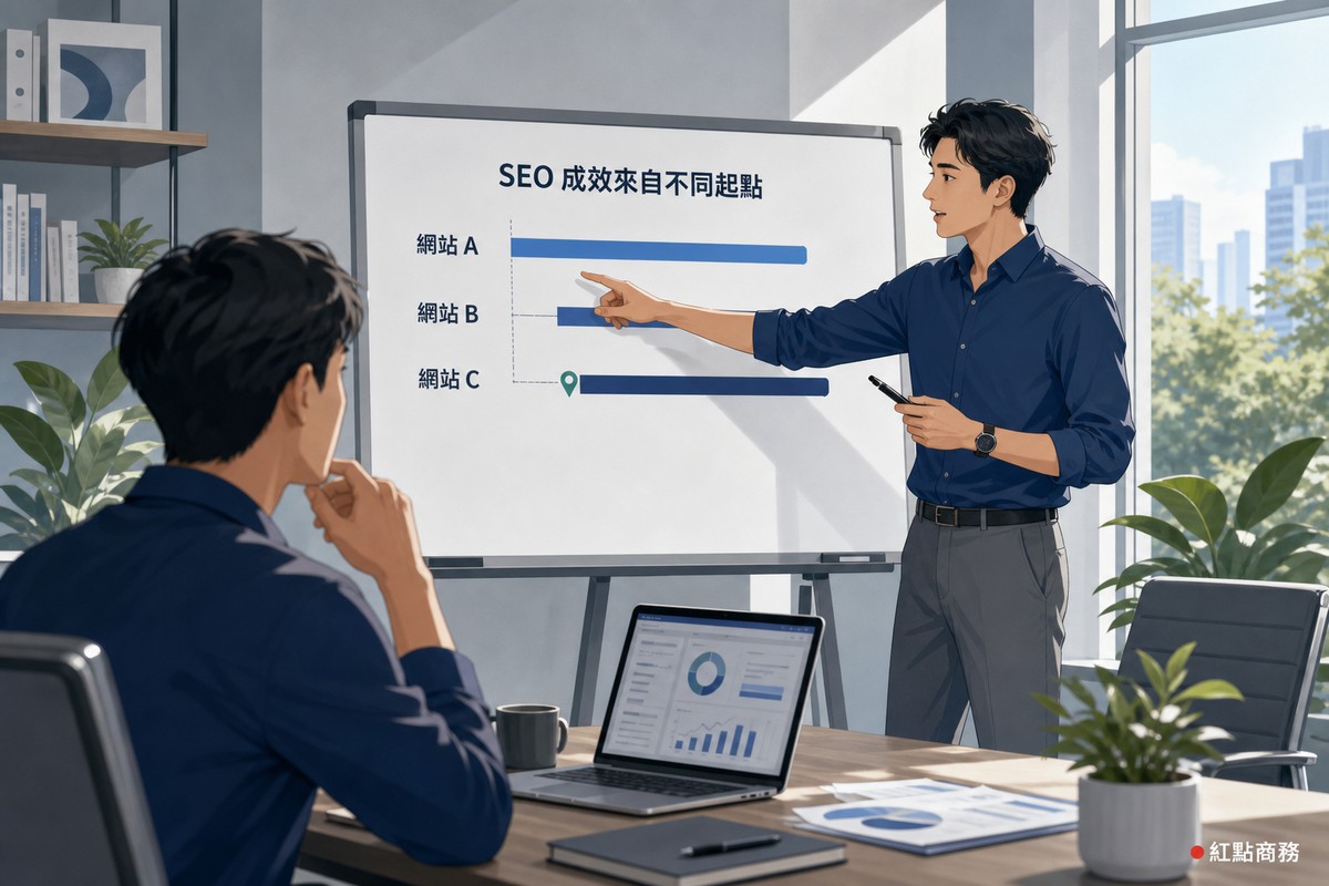 簡報板上三條等長但起點錯開的橫條