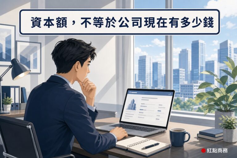 商務人士查詢公司資本額查詢結果情境