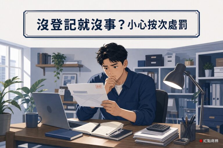 經營者拆閱主管機關限期補辦通知情境