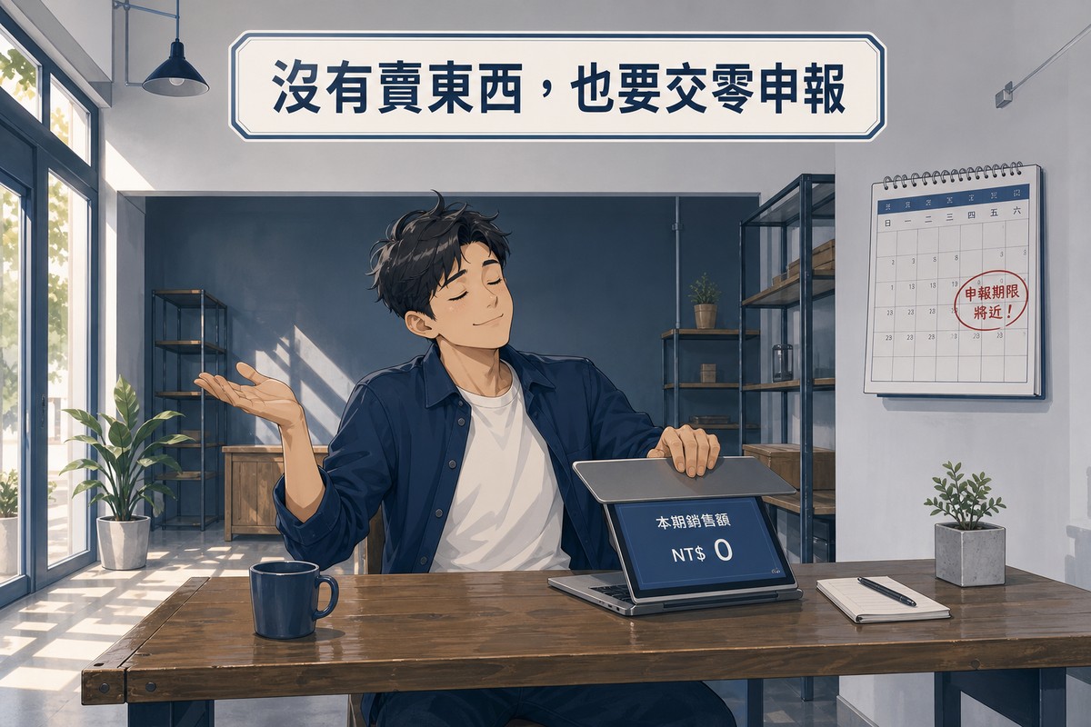 業主誤以為沒銷售額不用申報的情境