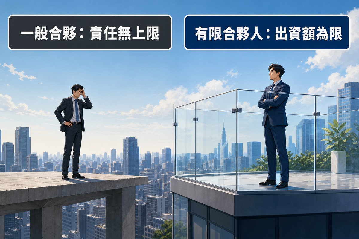 無防護懸崖邊與玻璃防護牆內兩種責任情境對比