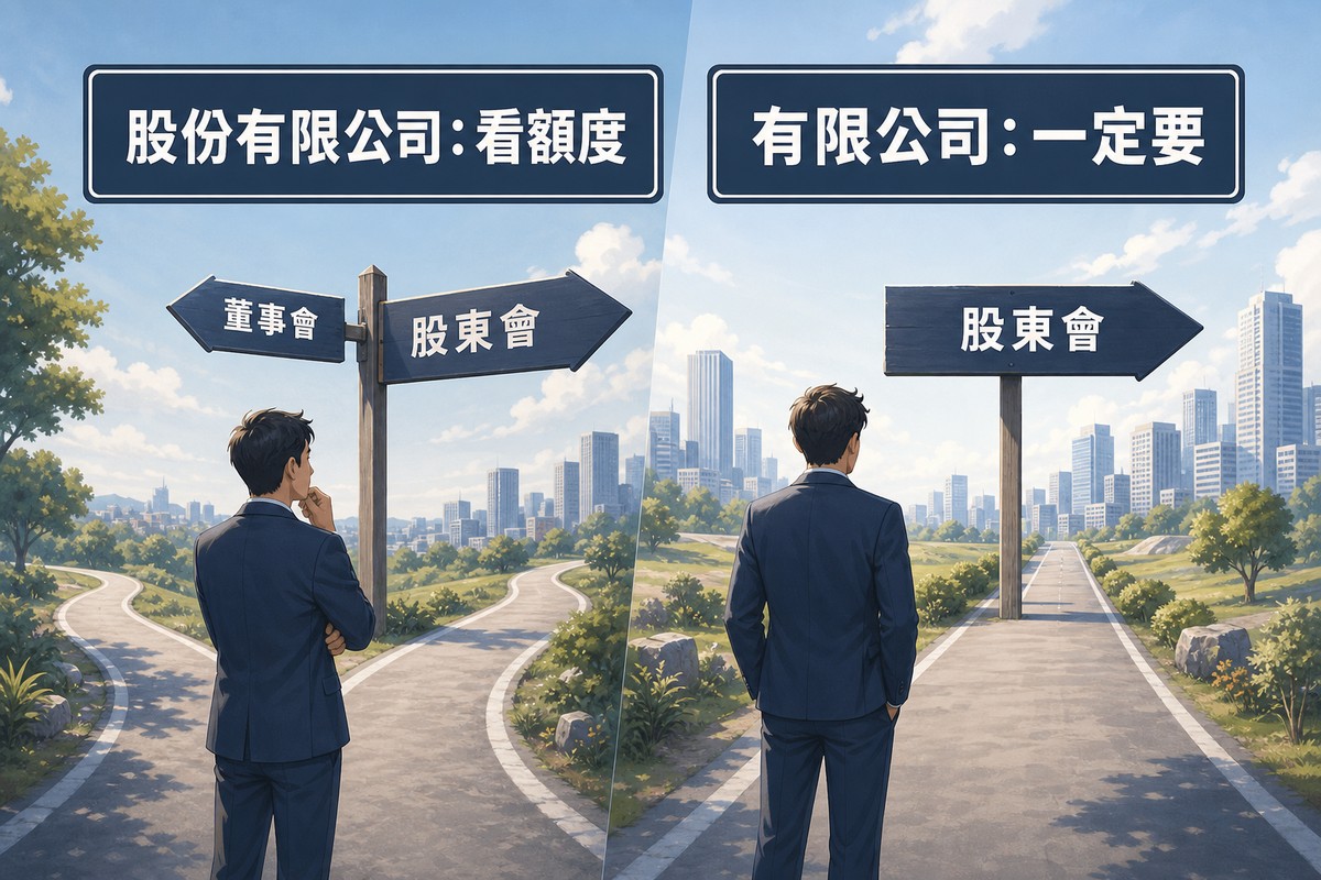 股份有限公司與有限公司增資決策路徑對比