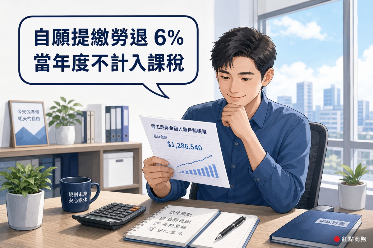 負責人檢視勞退自願提繳的對帳單
